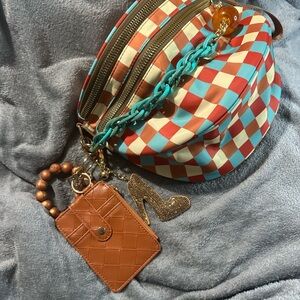 Checkered Multicolor Bum Bag